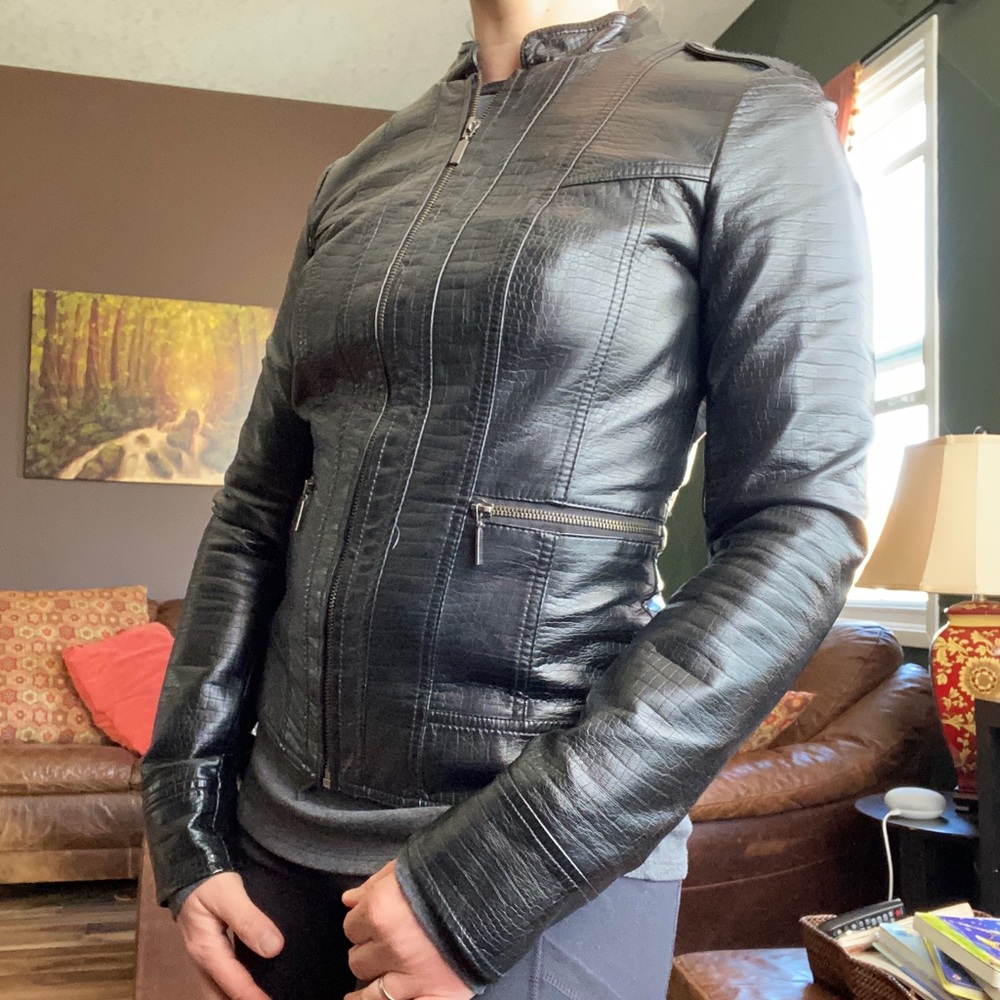 Ricki’s Synthetic Leather Jacket